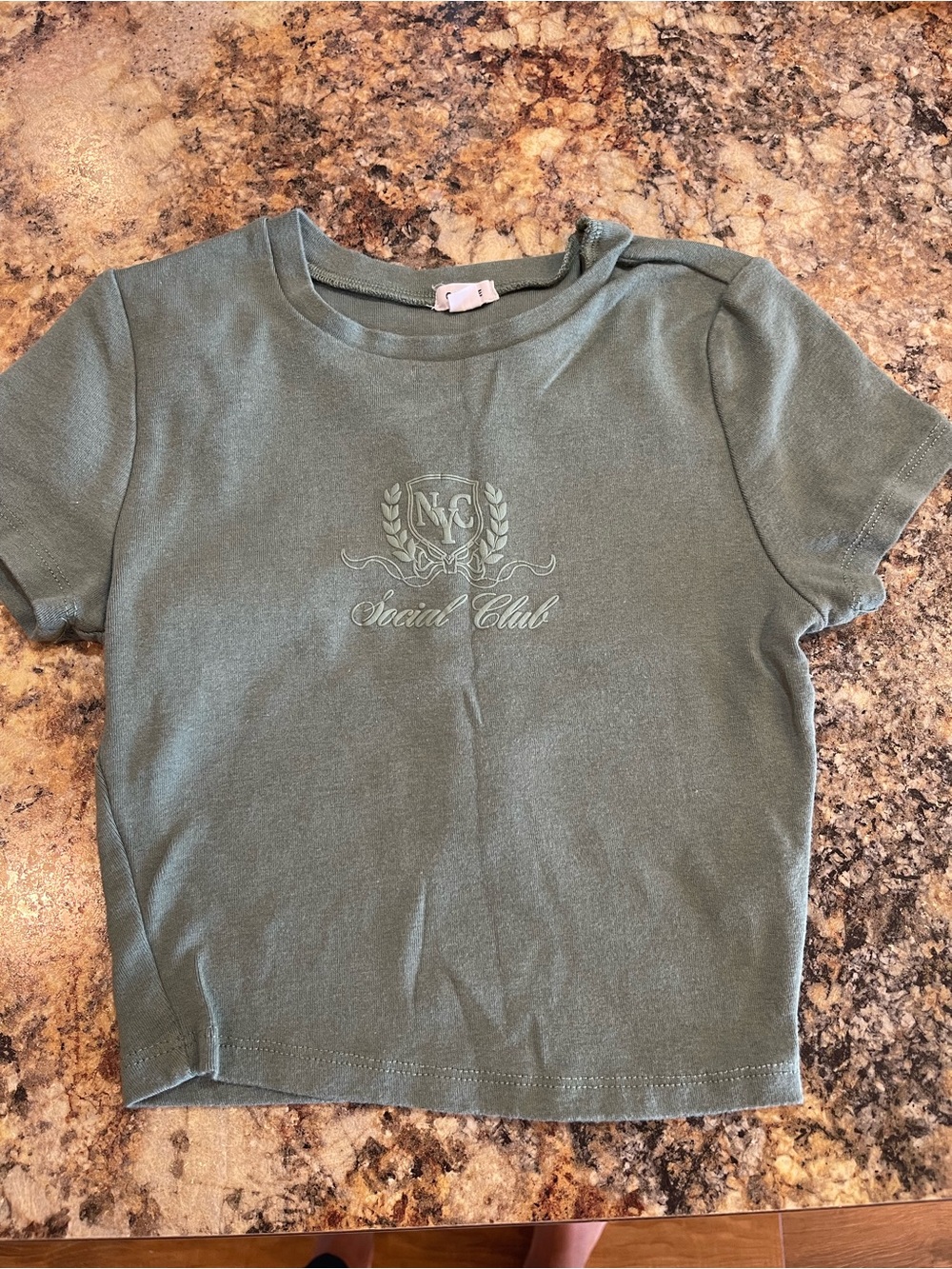 Garage crop top